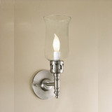 JVI Designs 326 6 Inch Tall Candle Wall Lighting Fixture - Transitional