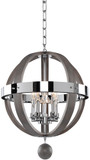 Kalco 300480CH Sharlow Contemporary Chrome Pendant Hanging Light