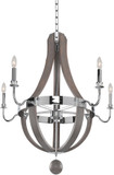 Kalco 300482CH Sharlow Contemporary Chrome Chandelier Lighting