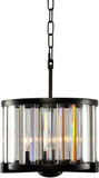 Kalco 314251SB Essex Modern Sienna Bronze 12.5" Drum Pendant Light Fixture