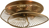 Kalco 315940NRB Aurora Contemporary Nordic Brass Ceiling Lighting