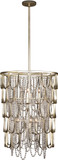 Kalco 508850CSL Dulce Champagne Silver Leaf Entryway Light Fixture