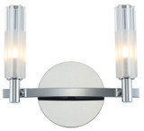 Kalco 509632CH Lorne Contemporary Chrome LED 2-Light Vanity Light