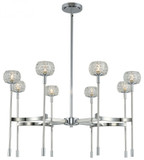 Kalco 511672CH Mae Modern Chrome LED Chandelier Light