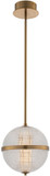 Kalco 512111WB Portland Contemporary Winter Brass LED Mini Pendant Light