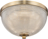 Kalco 512141WB Portland Modern Winter Brass LED 10" Ceiling Lighting Fixture
