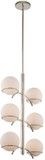 Kalco 513551PN Everett Modern Polished Nickel Foyer Lighting Fixture
