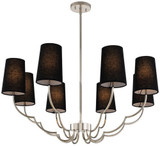 Kalco 514373PN Sophia Polished Nickel Mini Hanging Chandelier