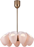 Kalco 524355WB Cocoon Modern Winter Brass Chandelier Light