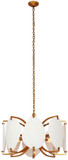 Kalco 525456OL Aliform Modern Oxidized Gold Leaf 28" Hanging Pendant Lighting
