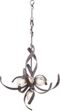 Kalco 7540 Solana Modern Oxidized Copper Halogen Chandelier Lamp