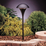 Kichler 15236BKT Eclipse Modern Line Voltage Textured Black Exterior Landscape Light Fixture Landscape Lighting