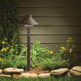 Kichler 15821AZT Landscape Low Voltage LED Transitional 15 Inch Tall Textured Architectural Bronze Path Light