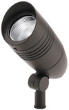 Kichler 16215AZT Landscape LED Contemporary Line Voltage Textured Architectural Bronze LED Outdoor Landscape Light C-Series 3000K 14W Large Accent 15-Degree