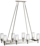 Kichler 2943NI Circolo Modern Brushed Nickel Island Lighting