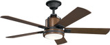 Kichler 300052DBK Colerne Distressed Black LED Ceiling Fan