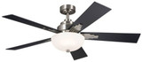 Kichler 300345BSS Vinea Brushed Stainless Steel LED 52" Home Ceiling Fan