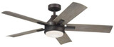 Kichler 310126OZ Tide Olde Bronze LED 52" Ceiling Fan