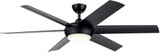Kichler 310260BK Mint Contemporary Black LED 60" Ceiling Fan