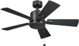 Kichler 330241SBK Lucian II Satin Black 42" Home Ceiling Fan