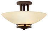 Kichler 3674OZ Hendrik Semi-Flush Ceiling Light in Olde Bronze