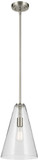 Kichler 42199NICS Everly Contemporary Brushed Nickel Mini Hanging Light Fixture