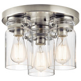 Kichler 42891NI Brinley Brushed Nickel Overhead Lighting