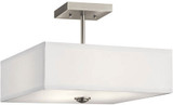 Kichler 43691NI Shailene Modern Brushed Nickel 14" Ceiling Light Fixture