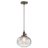 Kichler 43852OZ Avery Olde Bronze Mini Ceiling Light Pendant