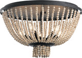 Kichler 43893DBK Brisbane Modern Distressed Black Flush Lighting