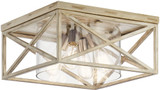 Kichler 44084DAW Moorgate Modern Distressed Antique White Ceiling Light