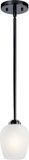 Kichler 44380BK Valserrano Contemporary Black Mini Pendant Hanging Light