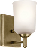 Kichler 45572NBR Shailene Contemporary Natural Brass Lighting Wall Sconce