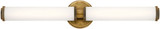 Kichler 45685NBRLED Indeco Natural Brass LED Vanity Lighting Fixture