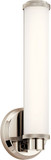 Kichler 45686PNLED Indeco Polished Nickel LED Wall Lighting Fixture