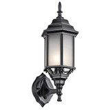 Kichler 49255BKS Chesapeake Traditional Black Outdoor Sconce Lighting