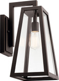 Kichler 49332RZ Delison Modern Rubbed Bronze Exterior Wall Sconce Light