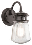Kichler 49444AZ Lyndon Architectural Bronze 11 Inch Tall Transitional Small Exterior Sconce