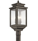 Kichler 49506OZ Wiscombe Park Olde Bronze Exterior Post Lamp