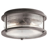 Kichler 49669WZC Ashland Bay Weathered Zinc Exterior Ceiling Light Fixture