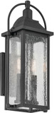Kichler 49714BKT Harbor Row Traditional Textured Black 8.5" Outdoor Lighting Wall Sconce