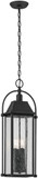 Kichler 49718BKT Harbor Row Traditional Textured Black Outdoor Drop Ceiling Lighting