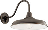 Kichler 49991OZ Pier Modern Olde Bronze Exterior 16.5" Wall Light Sconce