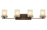 Kichler 5079OZ Hendrik Modern Olde Bronze 4-Light Vanity Lighting
