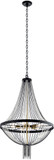 Kichler 52047BKT Alexia Contemporary Textured Black Ceiling Light Pendant