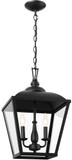Kichler 52474BKT Dame Textured Black Entryway Light Fixture