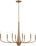 Kichler 52528CPZ Deela Modern Champagne Bronze Ceiling Chandelier