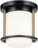 Kichler 52596BKCPZ Brit Black Overhead Lighting Fixture