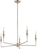 Kichler 52689PN Alvaro Contemporary Polished Nickel Chandelier Lighting
