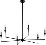 Kichler 52690BK Alvaro Modern Black Lighting Chandelier